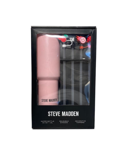 Termo Steve Madden 40 Oz con Popotes Decorativos